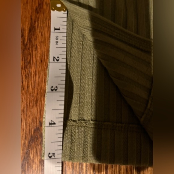 🆕 NINE WEST Tank Dress Ribbed Size Large Sage Green - Picture 8 of 10